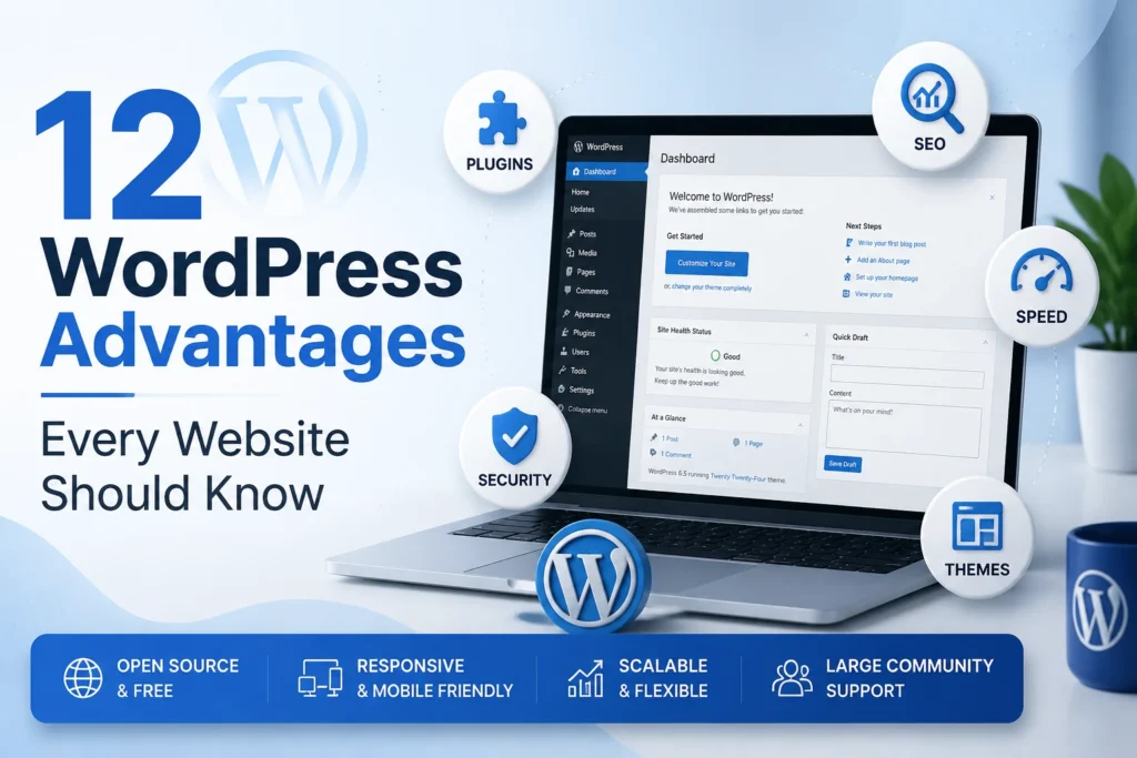12 مزیت وردپرس (WordPress) که هر وب‌ سایت باید بداند